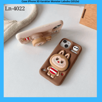 Case iPhone 3D Karakter Monster Labubu