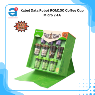 Kabel Data Robot ROM100 Coffee Cup Micro 2.4A
