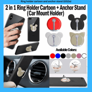 Ring holder cartoon and anchor stand